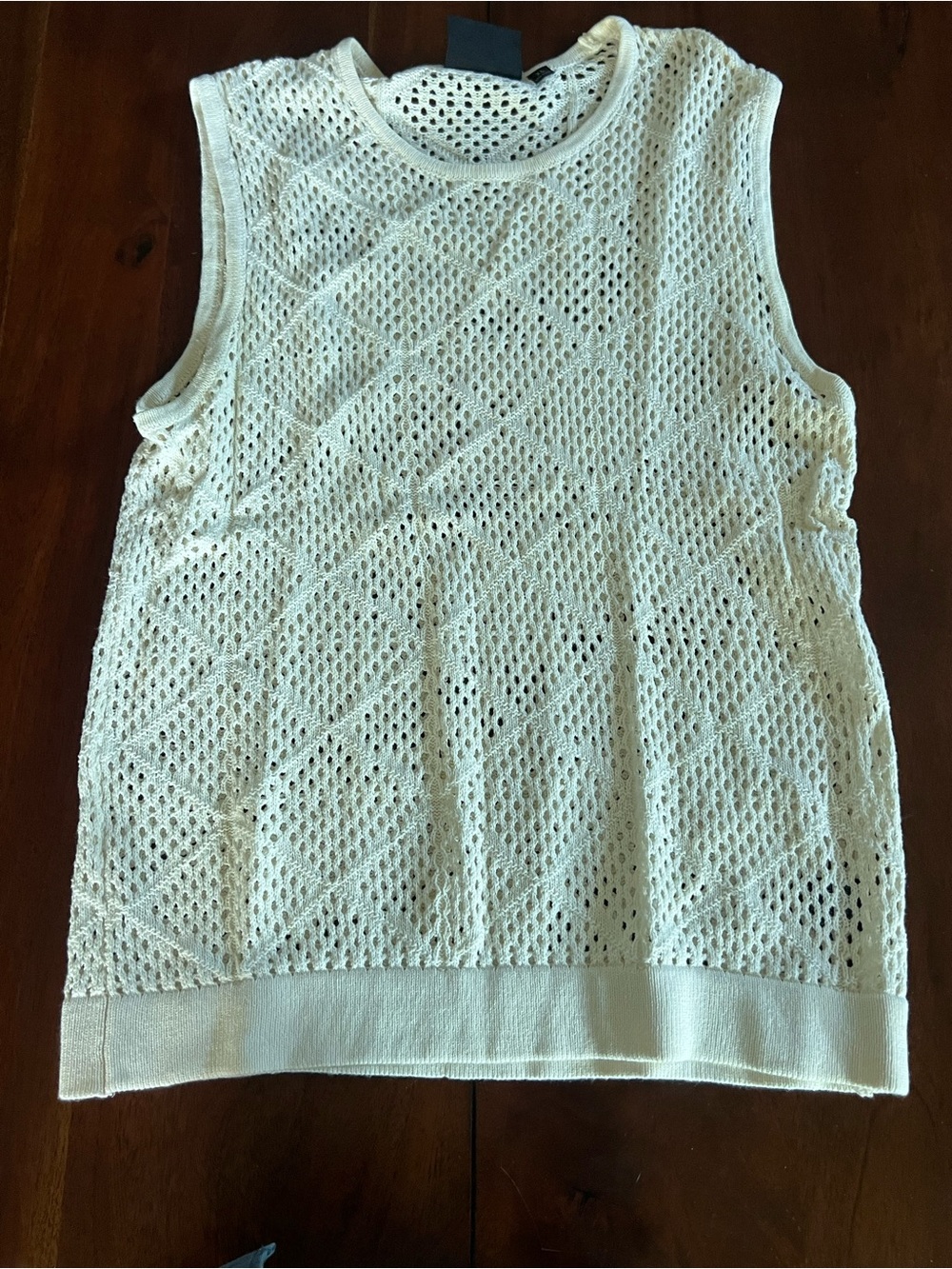 Men’s Knit Vest | XL | 100% Cotton